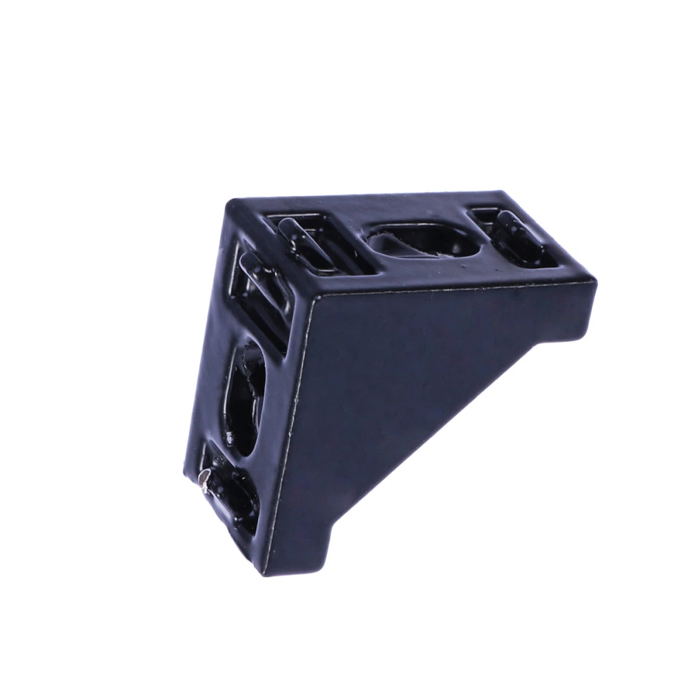 20pcs 2028 Black Aluminum 90 Degree Angle Corner Bracket