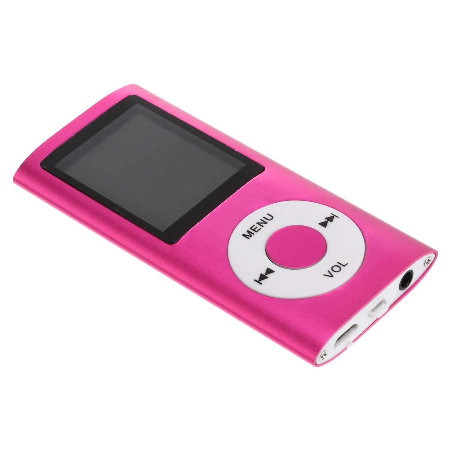 MP3/MP4 Player Compact Digital Music Video Player Photo Viewer Video and Voice Recorder with Mini USB Port 1.8 Inch Screen (Pink)