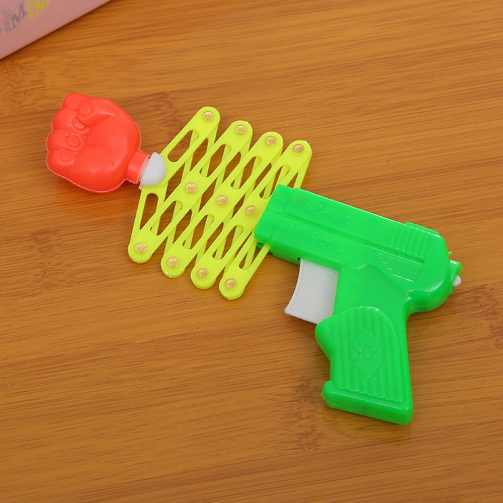 Children's Retractable Fist Shooter Trick Toy Spring Toy Guns Kids Party Gift Favor