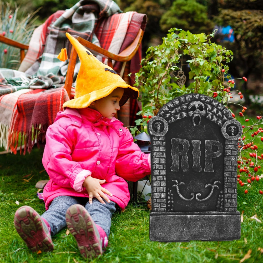 6Pcs Halloween Tombstones Graveyard Tombstones Headstone Decorations