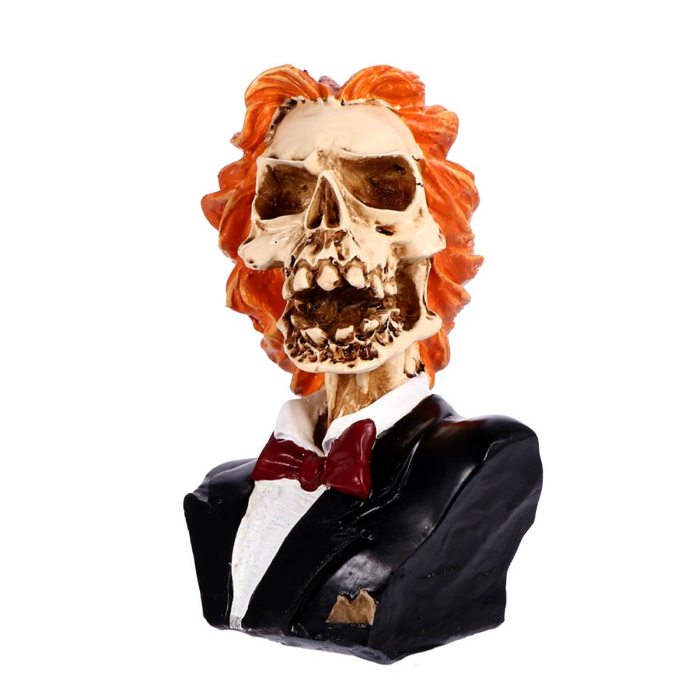 Horrible Gentleman Skull Resin Skull Head Creative Handicraft Skull Adornment