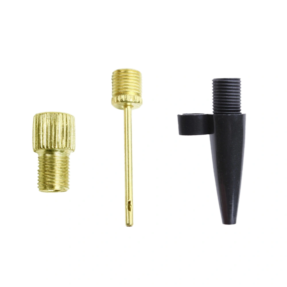 3-in-1 Pump Inflation Needle Nozzle Adapter Kit Inflation Kit French Presta to Schrader Adapter for Tire Sports Ball Inflatable Toys