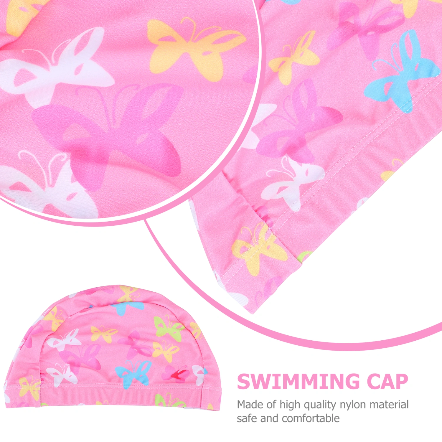 1 Pc Waterproof Swimming Children Swimming Hat Bathing Swimming Accessory