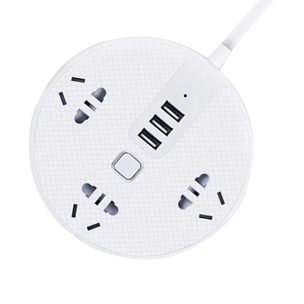 Home Multifunctional Climbing Wall Sockets Universal Adapter USB Patch Board Original AU Plug (White)