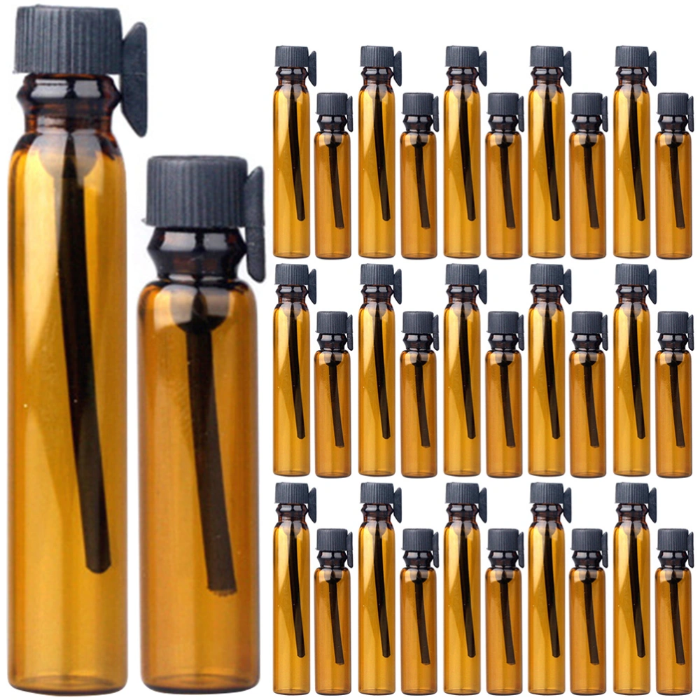 50pcs Essential Oil Dropper Bottle 1ml 2ml Sub Bottle Container With Dropper