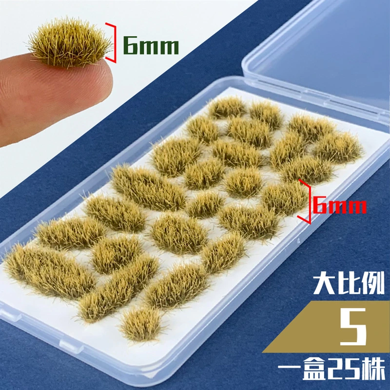 1 Box Static Grass Tuft Railroad Modelling Diorama Grass Tuft Tabletop Sand Table Decor