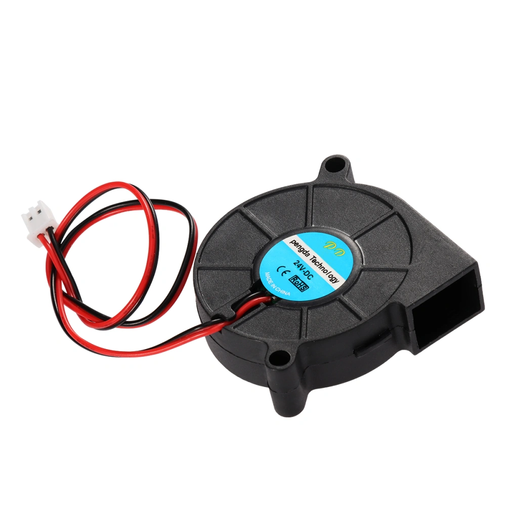 UEETEK DC 24V 3D Printer Blowing Fan for Cooling Heatsinks (Black)