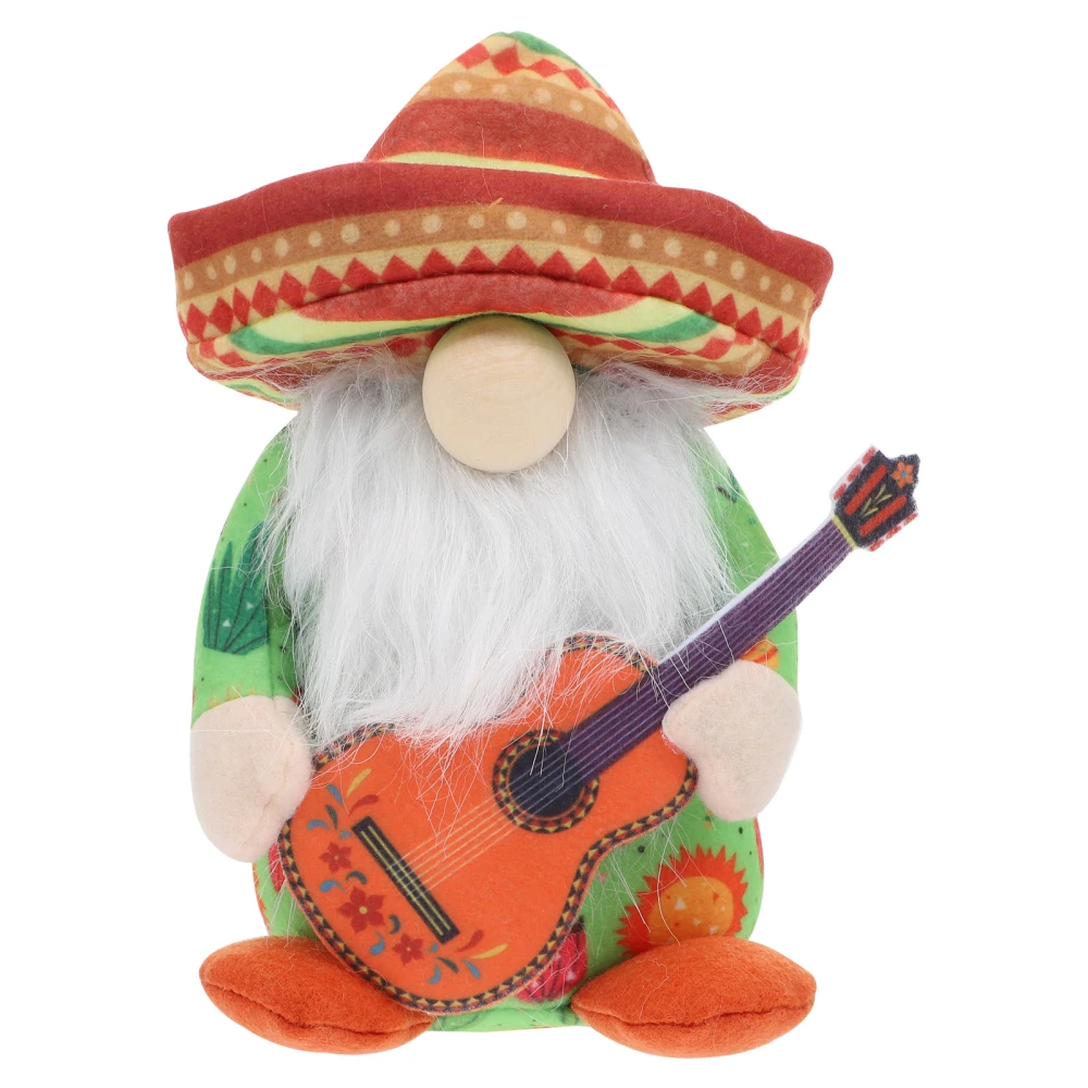 Carnival Mexico Gnome Doll Creative Dwarf Doll Decor Adorable Gnome Doll