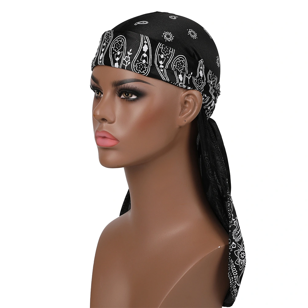 Pirate Hat Hip Hop Style Turban for Men Polyester Head Wrap Pirate Head Turban