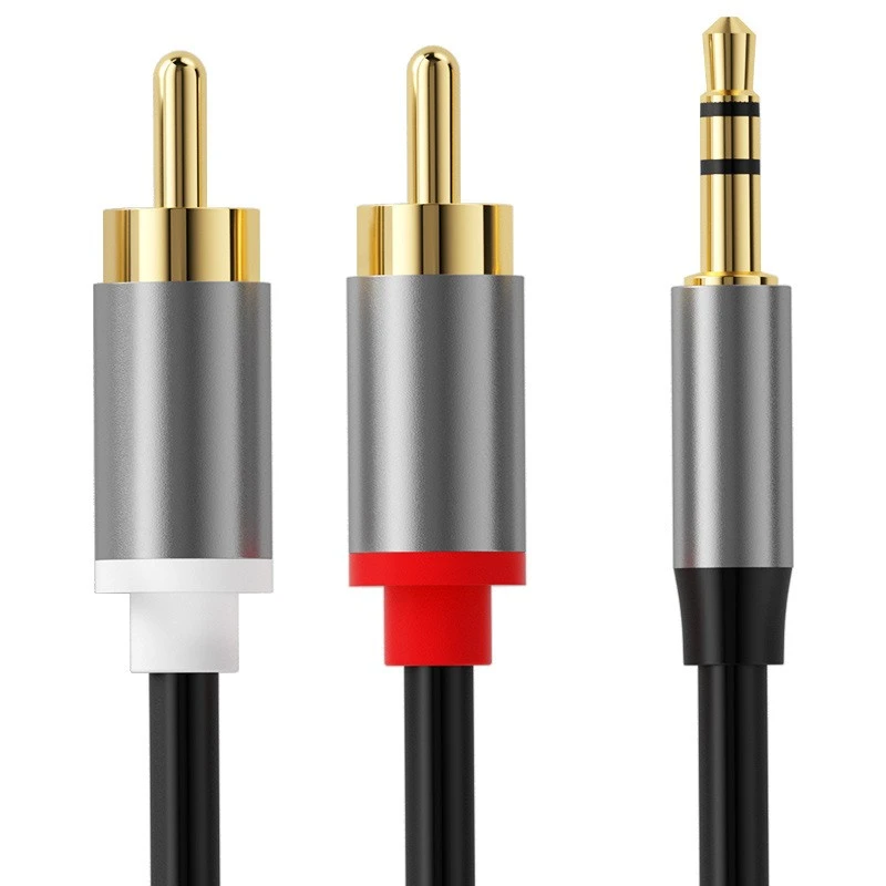  Audio Cable 3.5mm 1 In 2 Out Audio Cable Audio Computer Connection Cable Transmission Audio Cable