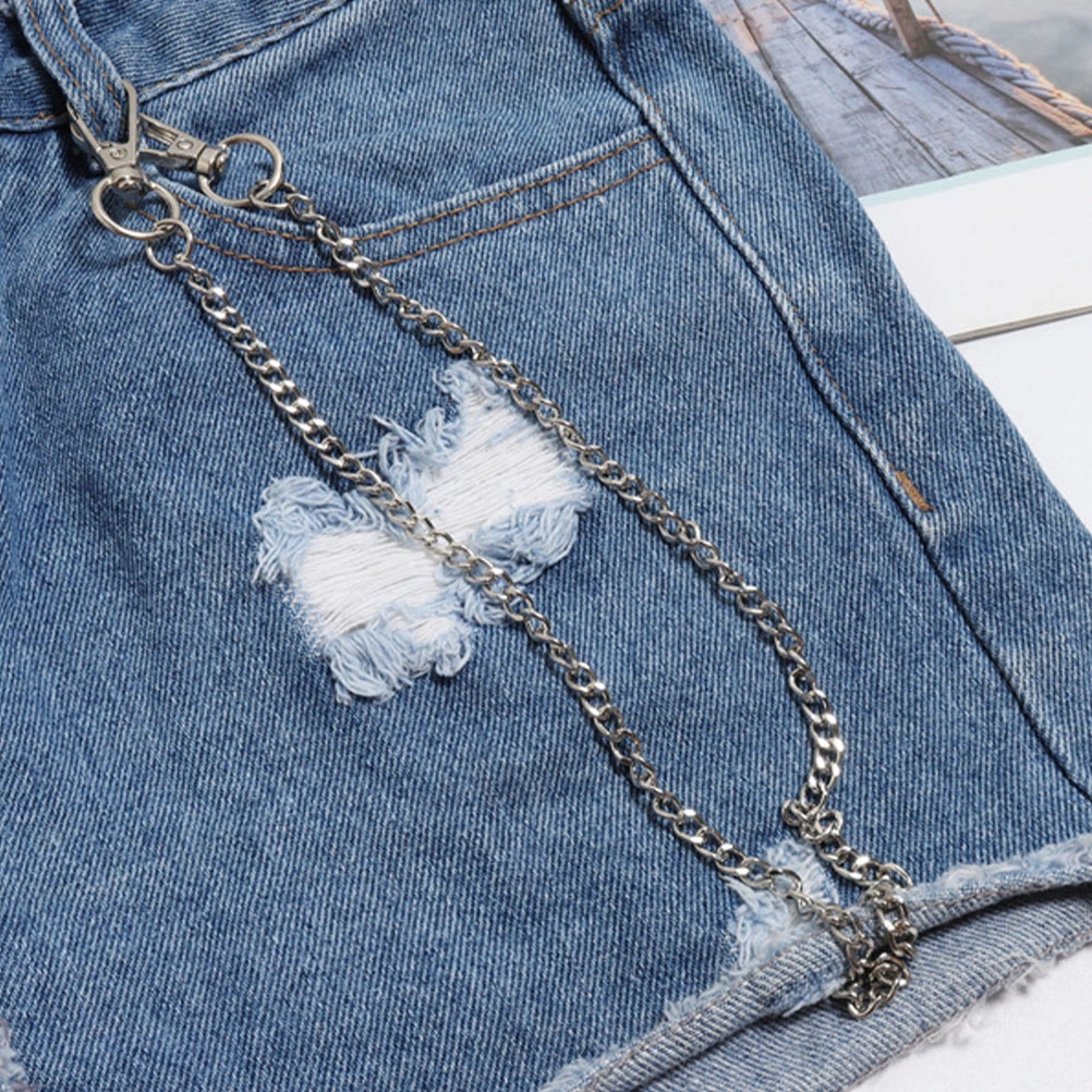 4pcs Pocket Chains with Lobster Clasps Jeans Chains Wallet Chains Pants Chains