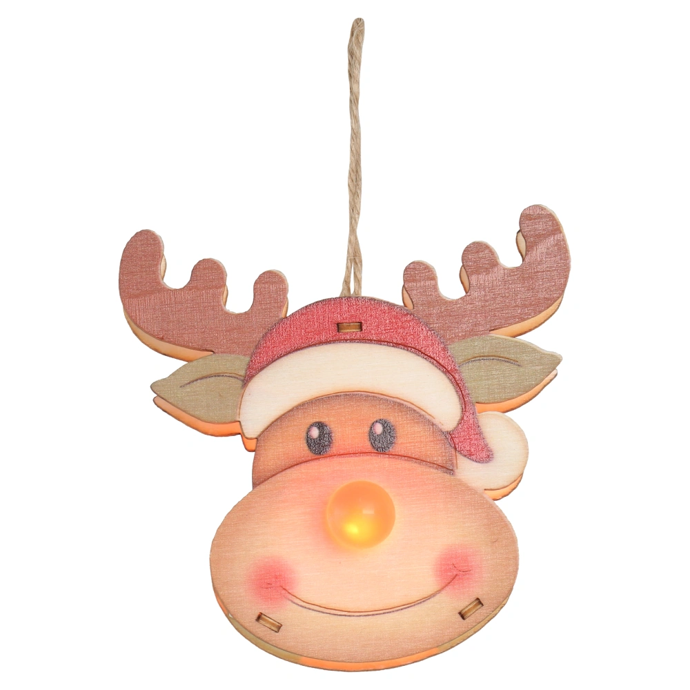 Creative LED Lighting Decoration Christmas Ornament Wooden Adornment - Deer