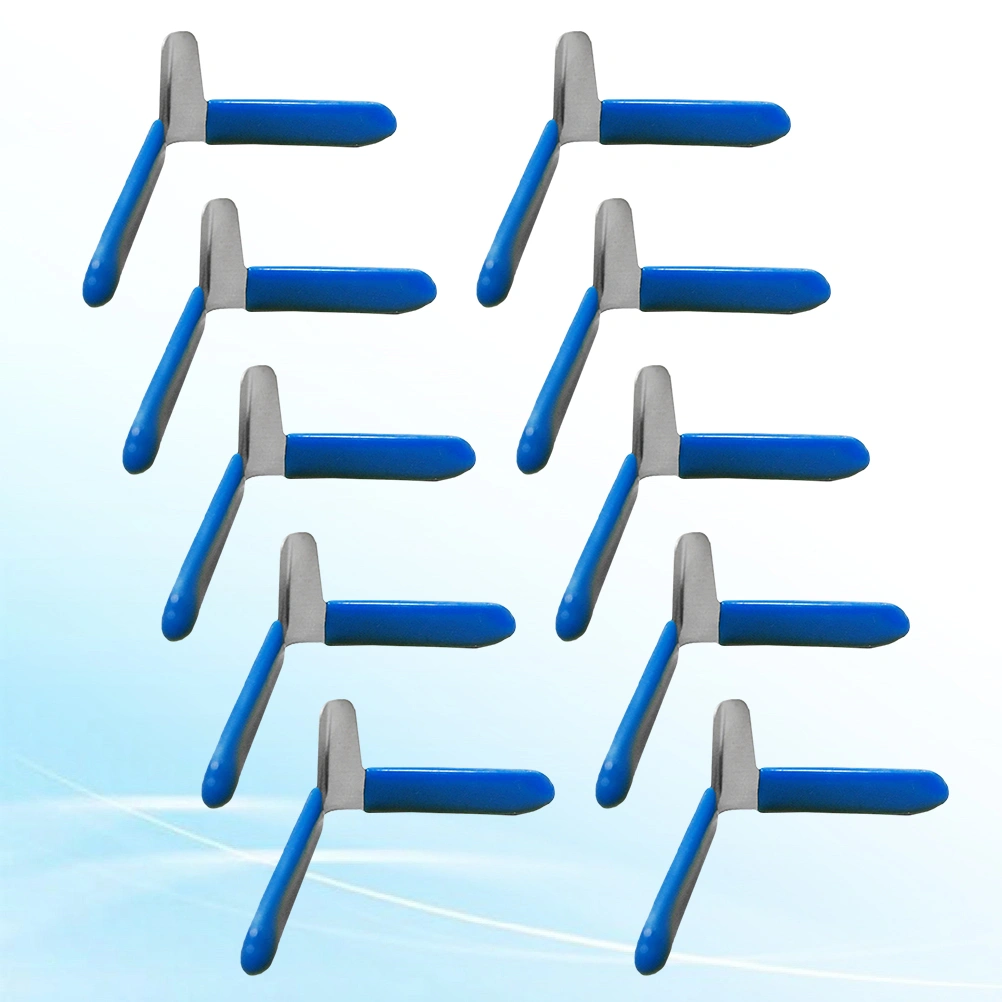 10PCS Metal Padlock Shim Pick Transparent Lock Repair Tool Lock Pick Accessories