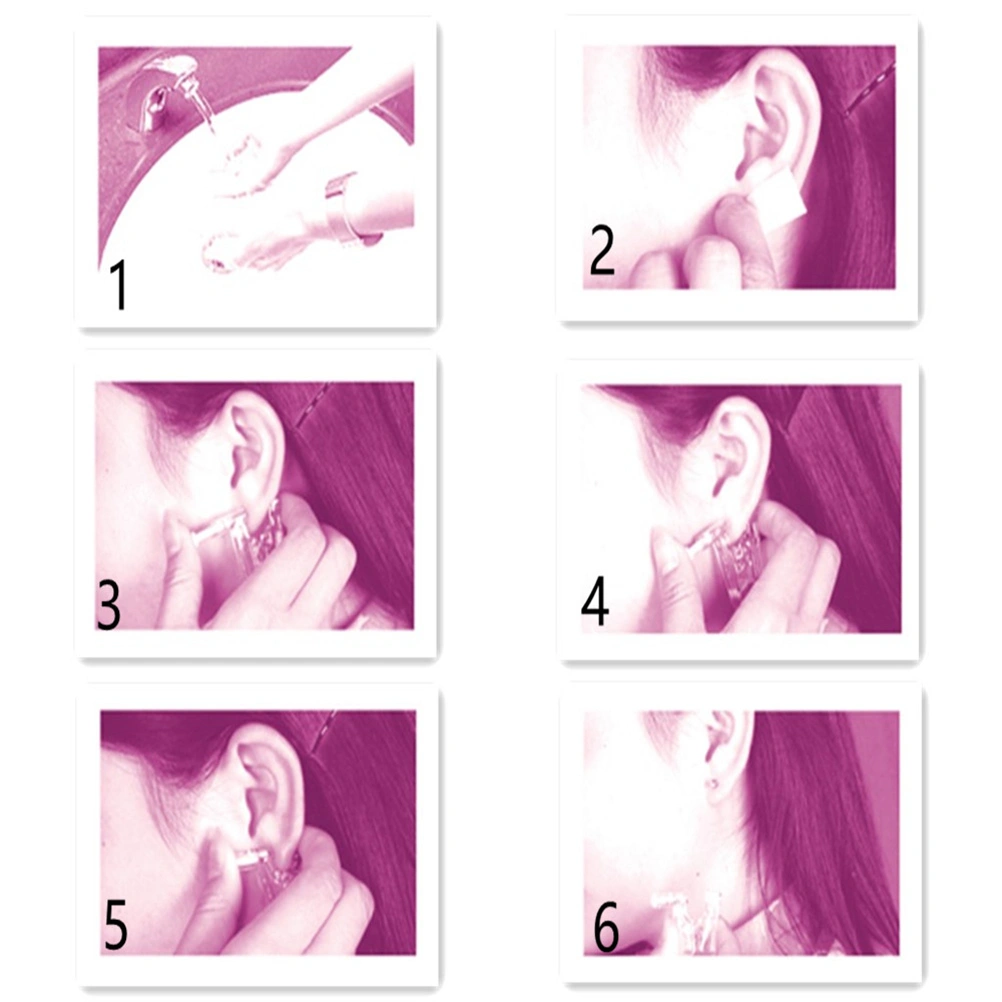 Safety Ear Piercing Disposable Ear Nail Pierced Tools Piercing Device