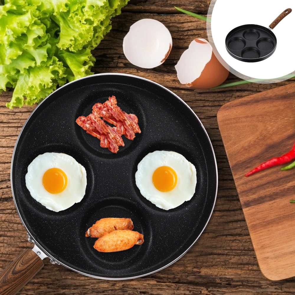 1pc Non-stick Egg Frying Pan Divided Egg Cooker Hamburg Cooker for Home Use