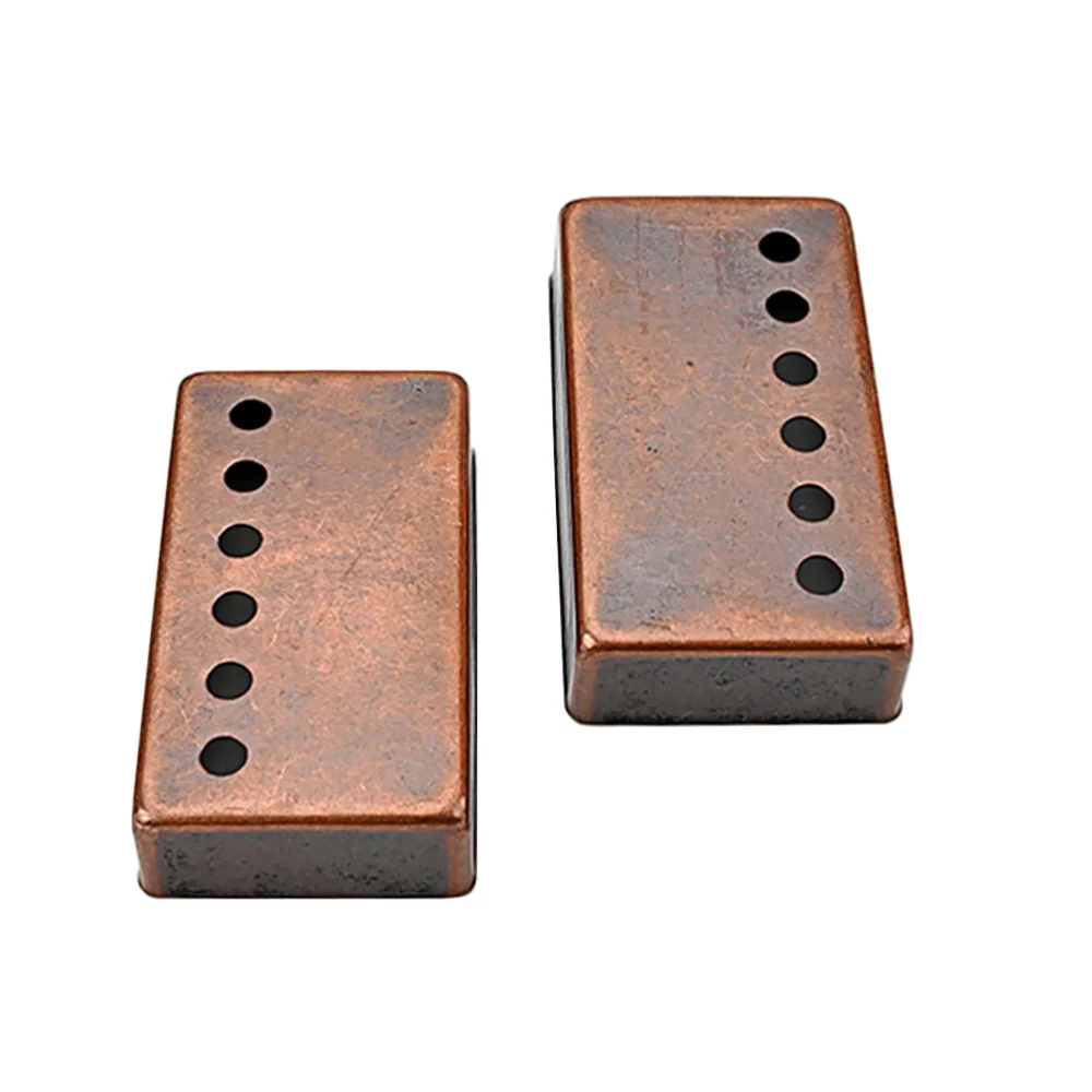 2pcs Metal Guitar Pickup Covers Pickup Covers Metal Electric Guitar Pickup Covers