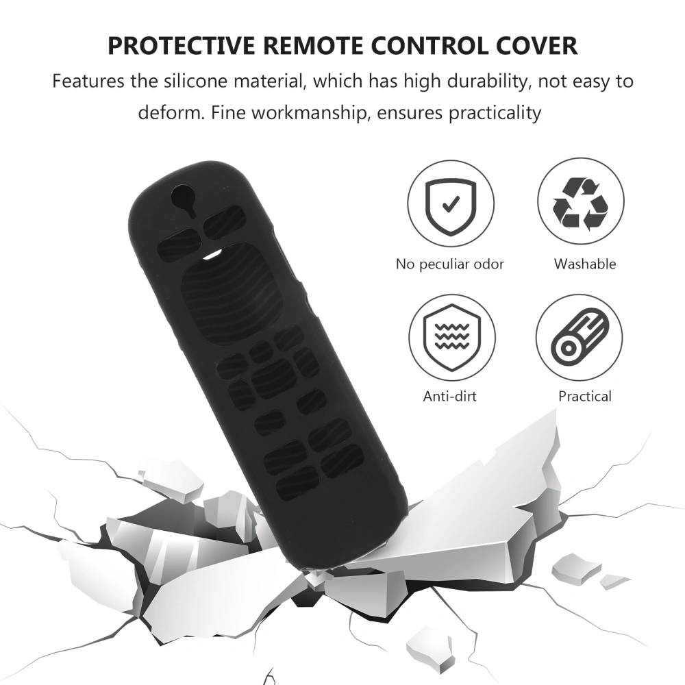 Remote Cover Silicone Remote Protective Shell Compatible with TCL Roku Voice Remote Pro