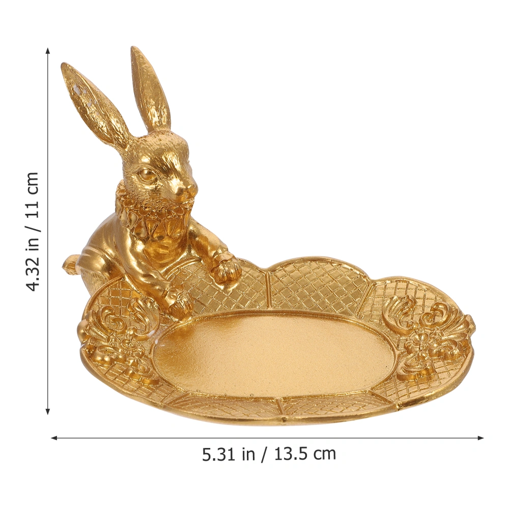 Jewelry Display Plate Small Trinket Display Dish Dessert Holder Bunny Candy Dish