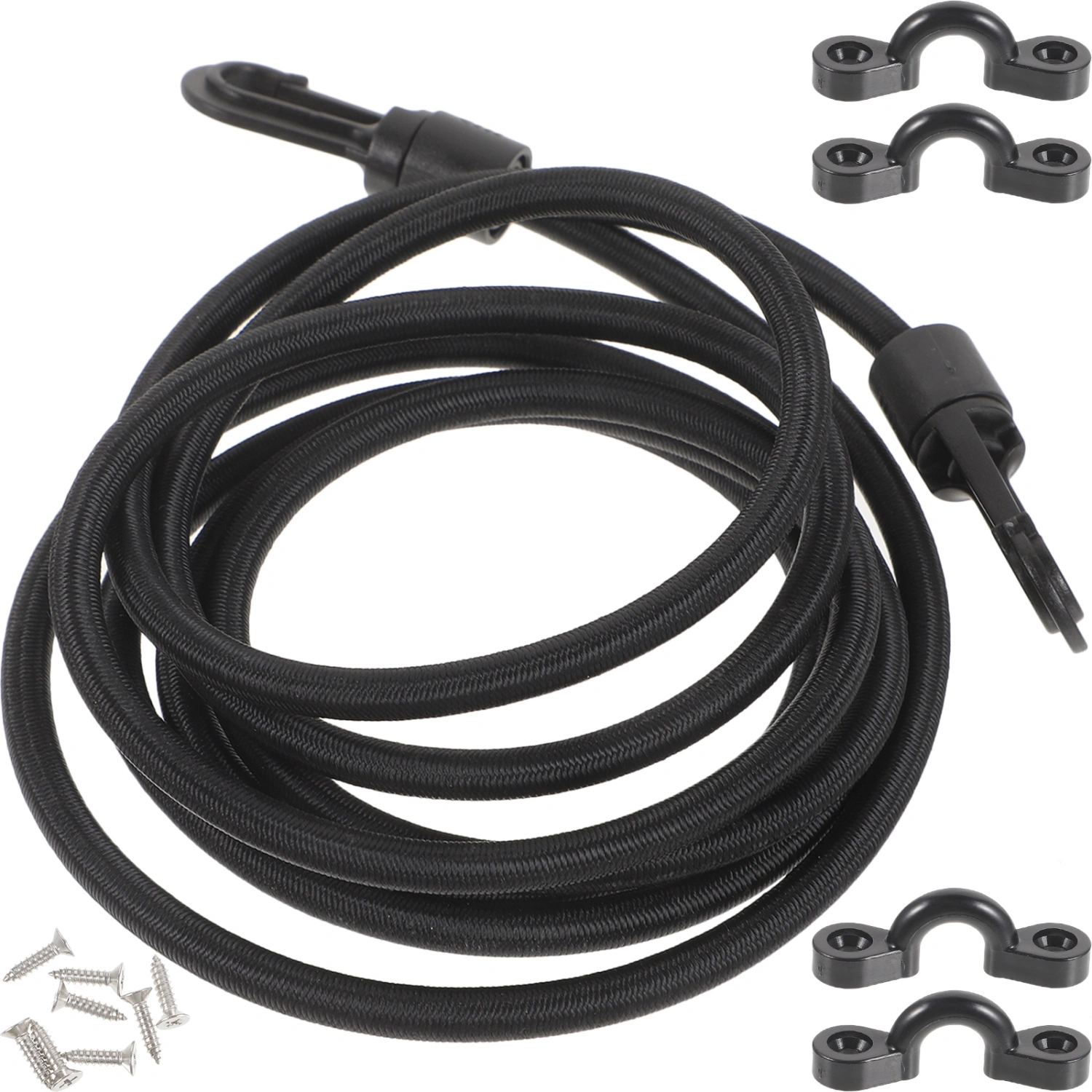1 Set Yacht Bungee Cord Heavy Duty Rope Dock Watercraft Safety Rope for Outdoor Boat Supply
