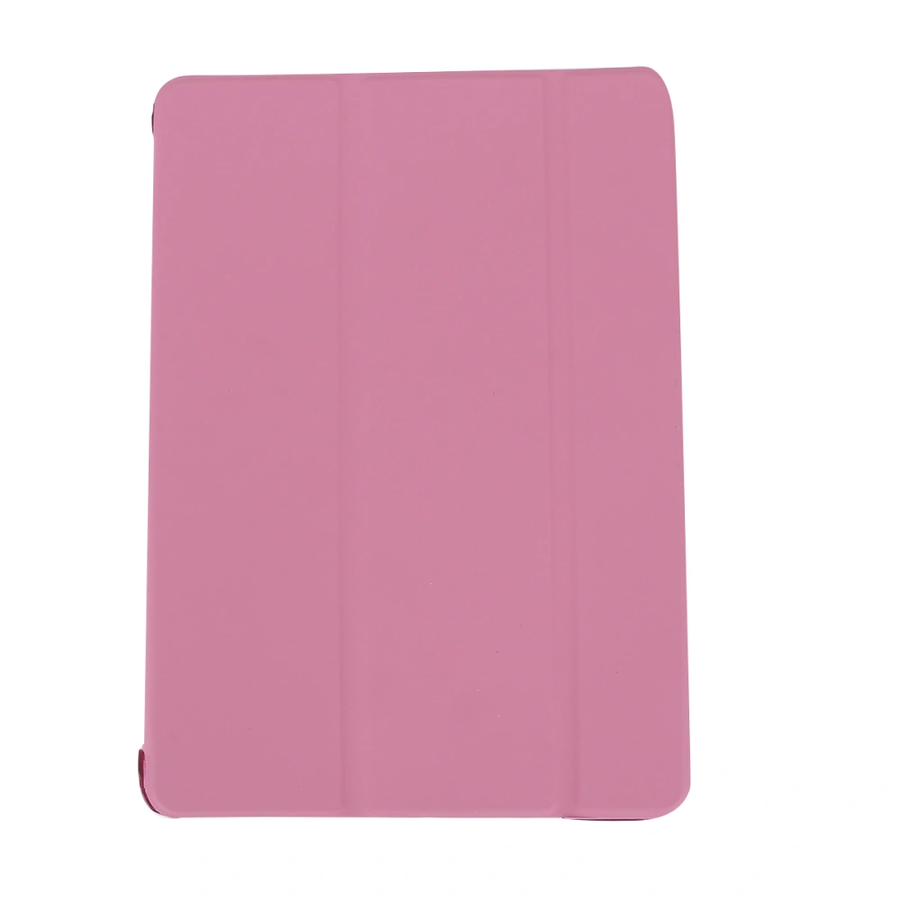 Ultrathin Auto Wake Sleep Function Wrap Fold Leather Cover Case for 6/ Air 2 (Pink)