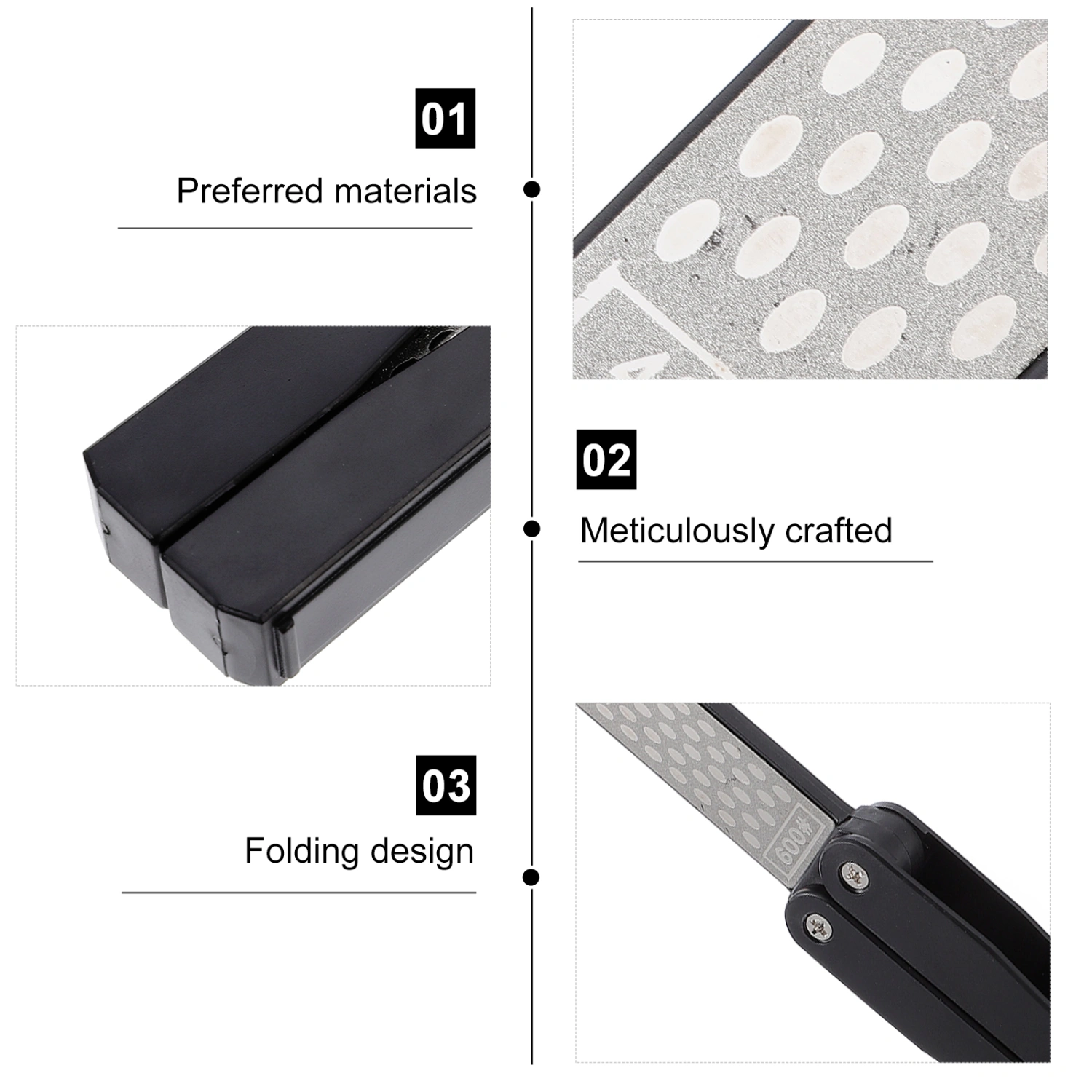 1pc Double-sided Grinding Sharpening Tool Multi-purpose Grinding Sharpener