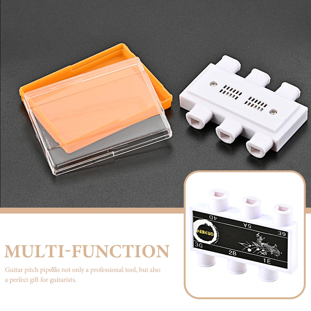 Pitch Pipe Tuner Acoustic Guitar String Tuning Plastic Guitar Pitch Pipe