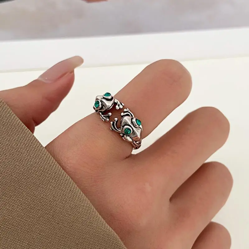 European And American Personalized Fashion Frog Ring