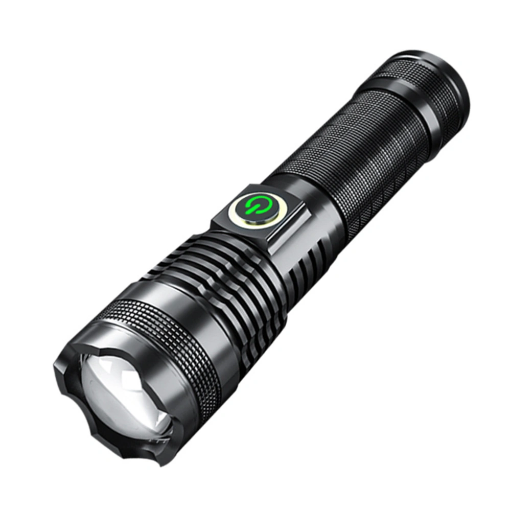 1PC Strong Light Zoom Flashlight Outdoor Lighting Strong Light Flashlight