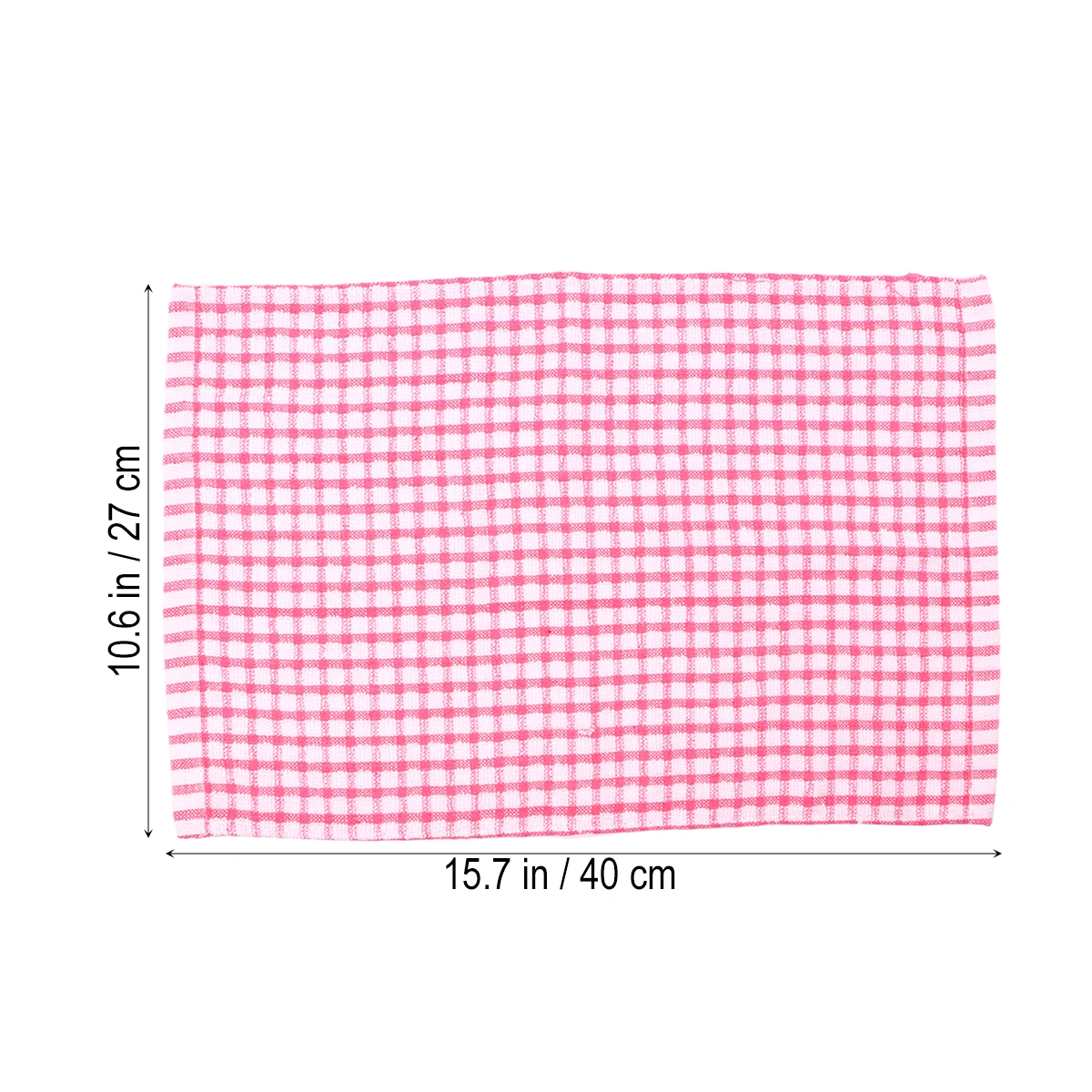 40x27CM Premium Cotton Dish Cloth High Duty Absorbent Kitchen Towel Tea Towel - Pink
