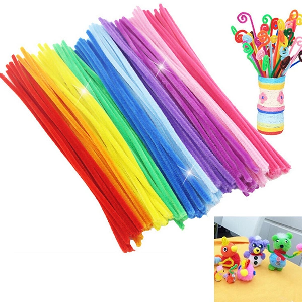 150pcs Jumbo Chenille Stems Classroom Pipe Cleaners for DIY Craft Projects / Wedding / Party / Holiday Decoration