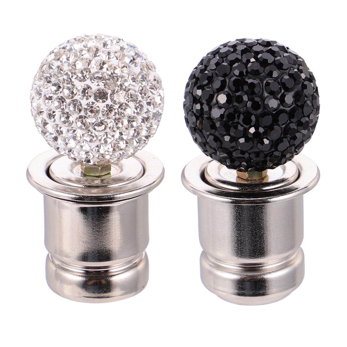 2pcs Car Universal Cigarette Lighter with Diamond  Car Cigarette Lighter