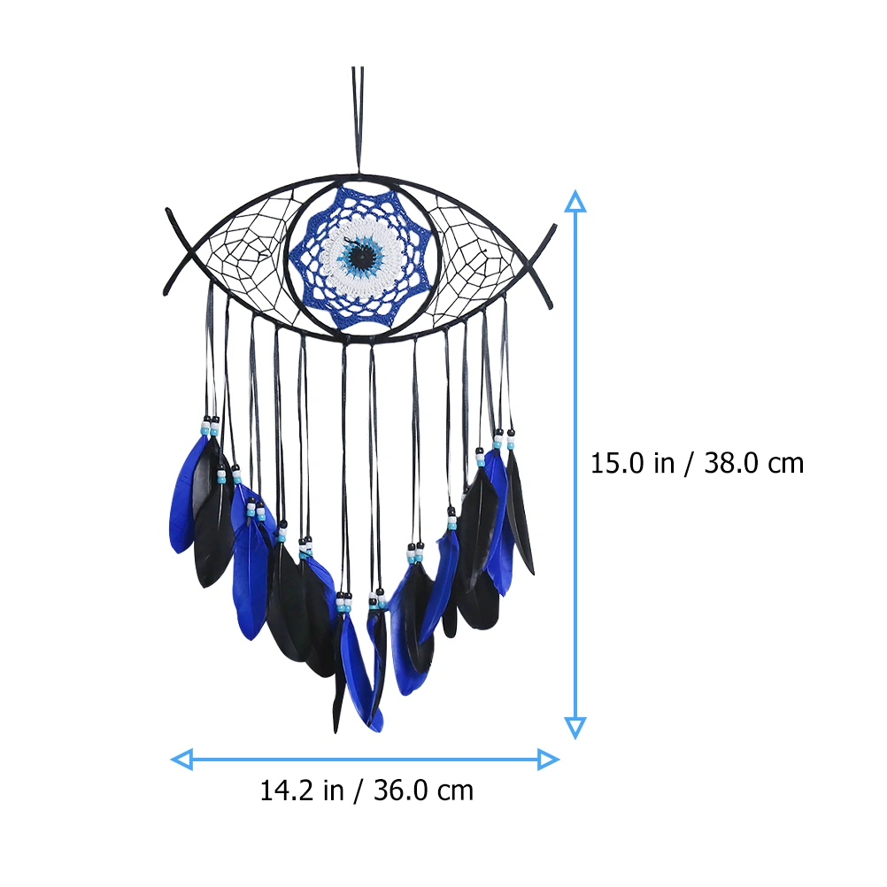 Evil Eyes Dream Catcher Wall Decoration Craft Handmade Dream Catcher Hanging Ornament