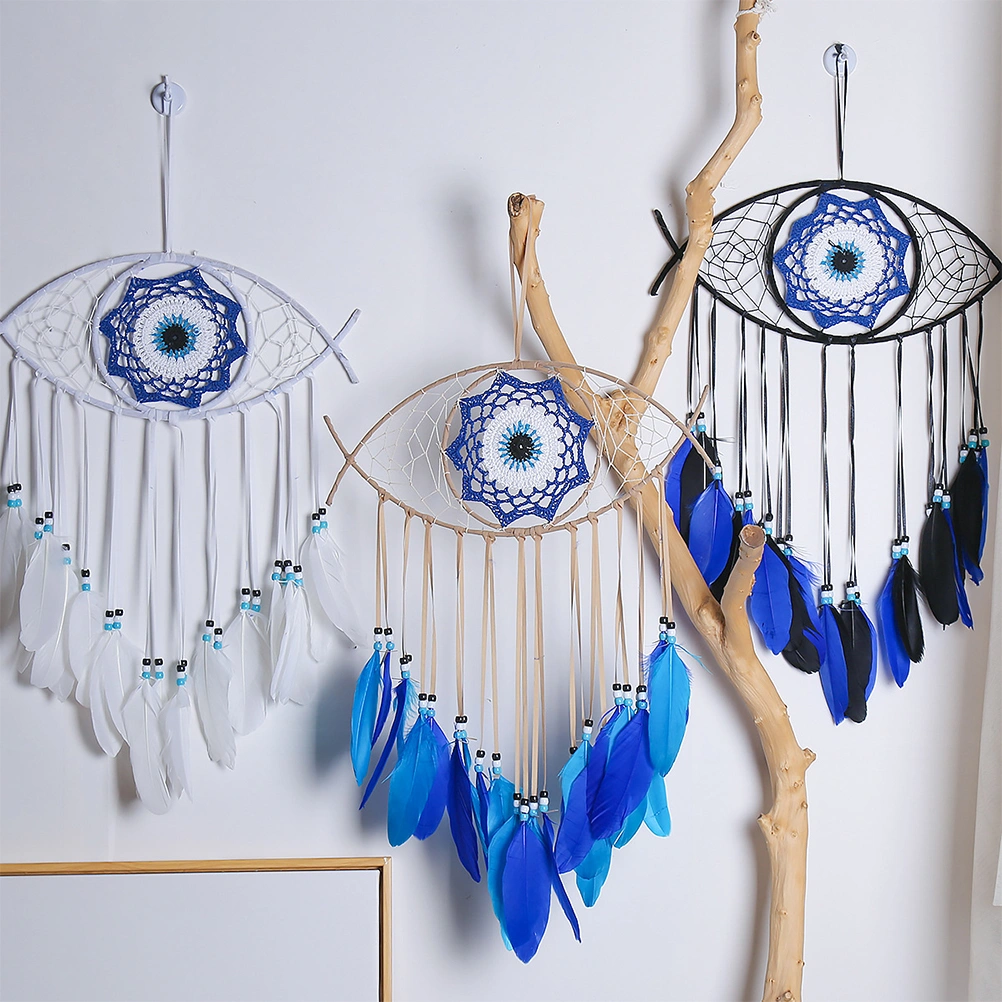 Evil Eyes Dream Catcher Wall Decoration Craft Handmade Dream Catcher Hanging Ornament