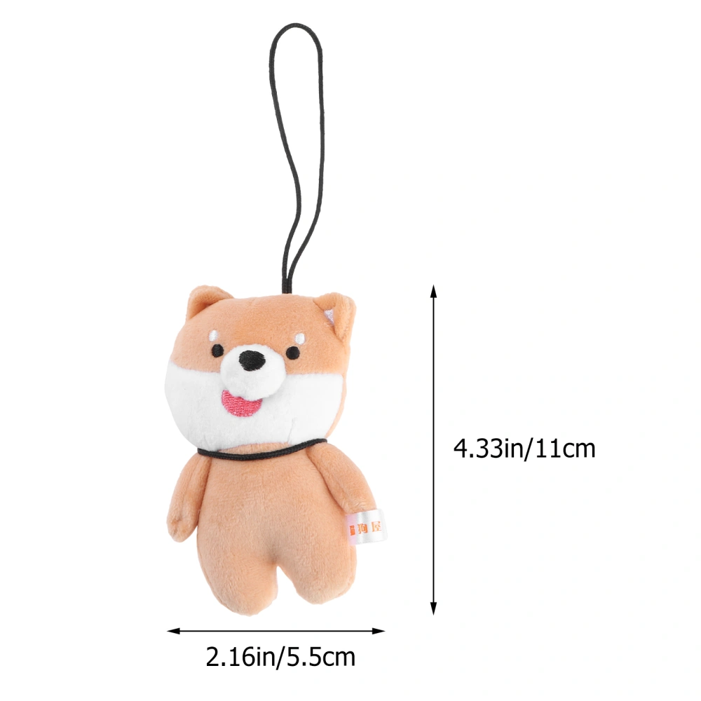 1Pc Animal Design Bag Pendant Funny Plush Doll Pendant Bag Hanging Decor