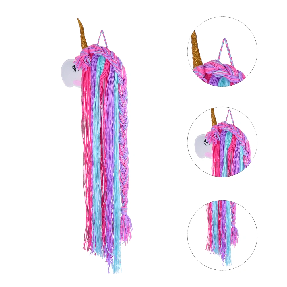 1pc Hair Clips Holder Pendant Unicorn Headband Organizer Storage Holder