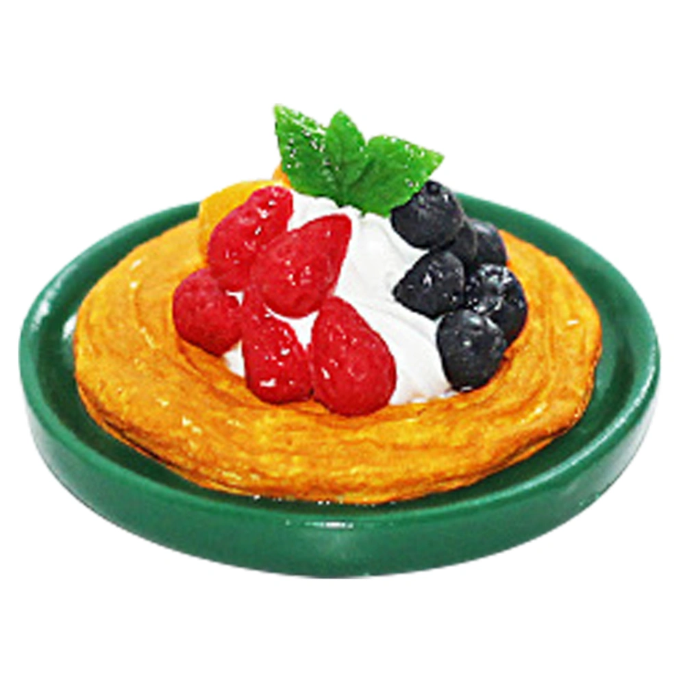 Mini House Food Play Model Cream Dessert Fruit Tart Mini House Decoration