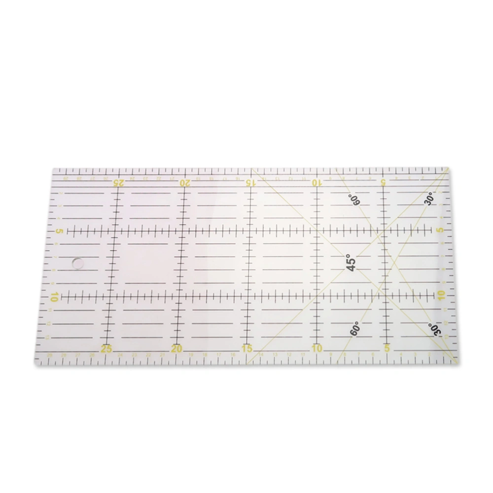 Patchwork Ruler DIY Quilting Sewing Tools Tailor Craft Scale Rule Craft Sewing Accessories 30x15x0.3cm