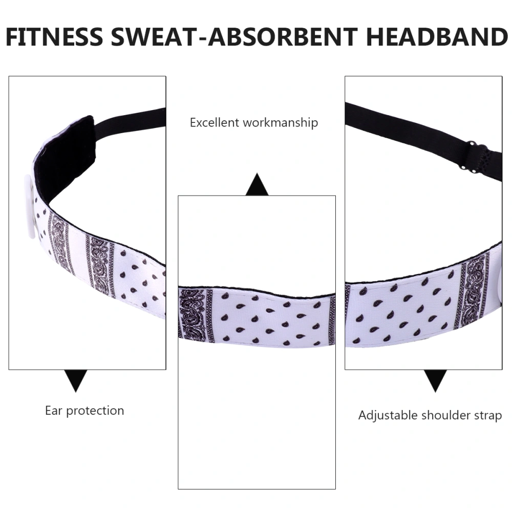 Elastic Yoga Headband Non-slip Fitness Hair Sports Headwrap