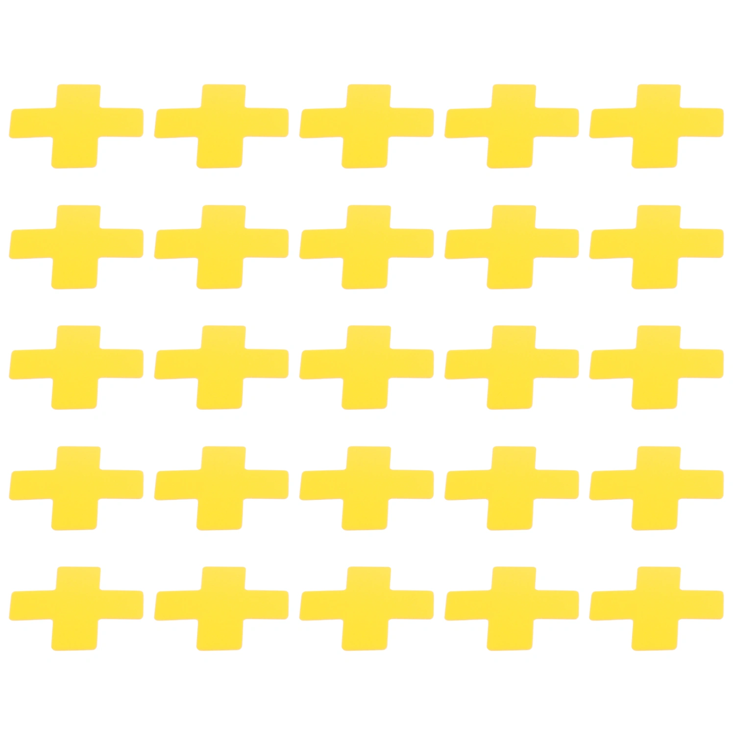 100Pcs Positioning Stickers Self-adhesive Warning Sign Sticker Decal for Home