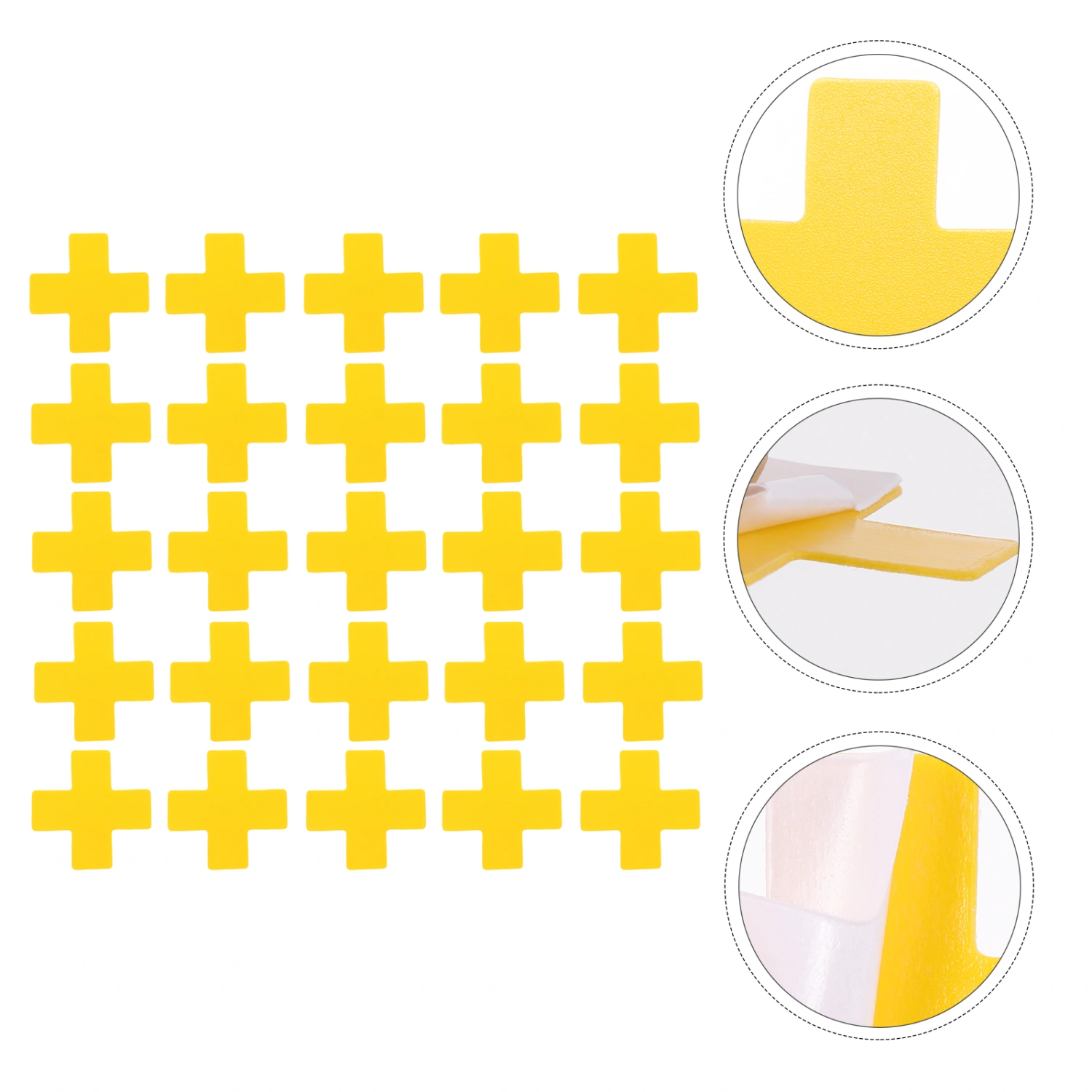 100Pcs Positioning Stickers Self-adhesive Warning Sign Sticker Decal for Home