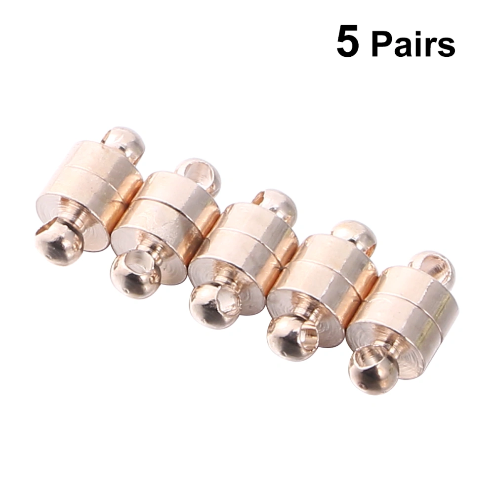 10pcs Small Strong Magnetic Clasps Connector Magnetic Fastenter for DIY Jewelry Necklace Bracelet Anklets (Rose Gold)