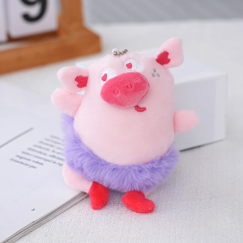 Plush Pig Hanging Ornament Adorable Stuffed Pig  Pendant Bag Backpack Hanging Ornament