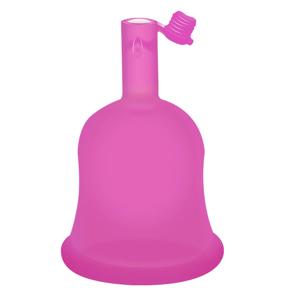 Silicone Menstrual Cup Monthly Menstrual Leak-proof Recyclable Collector for home (Purple S Size)