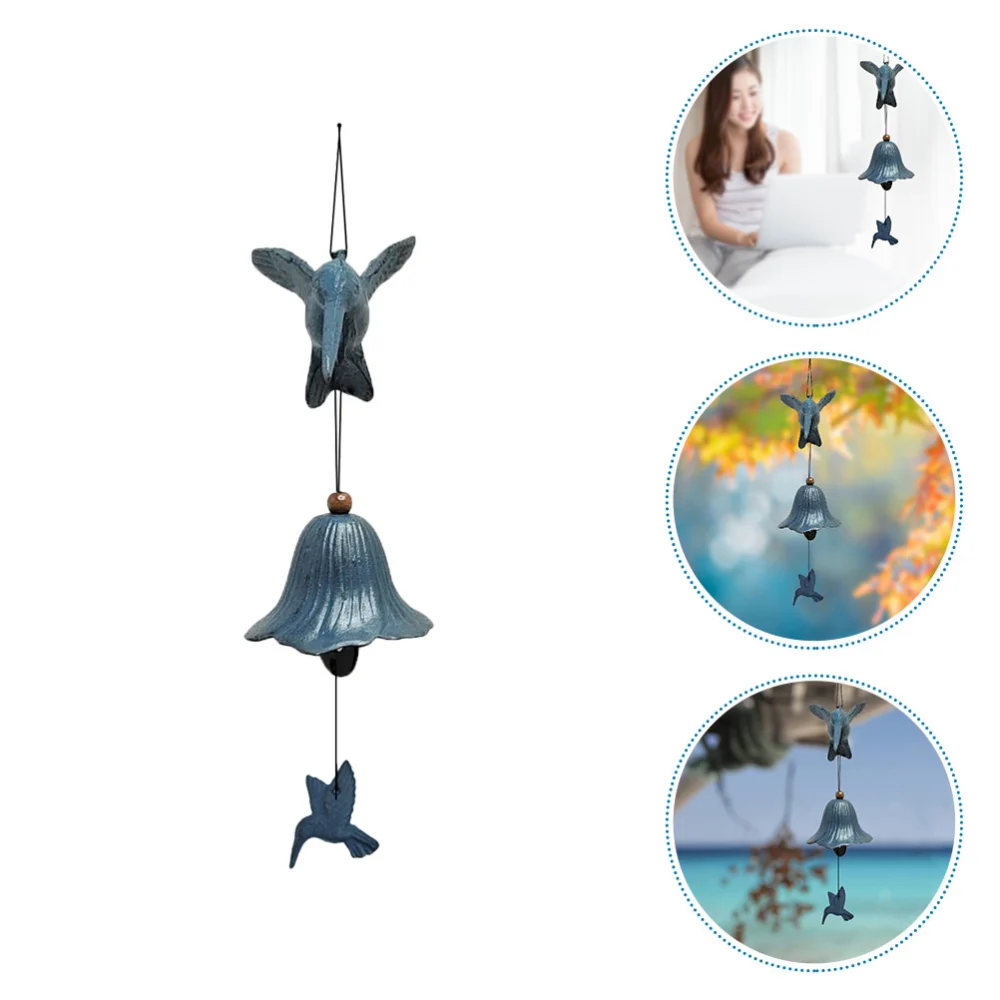 Garden Bird Wind Chime Bells Design Hanging Decor Yard Bird Wind Chime Pendant