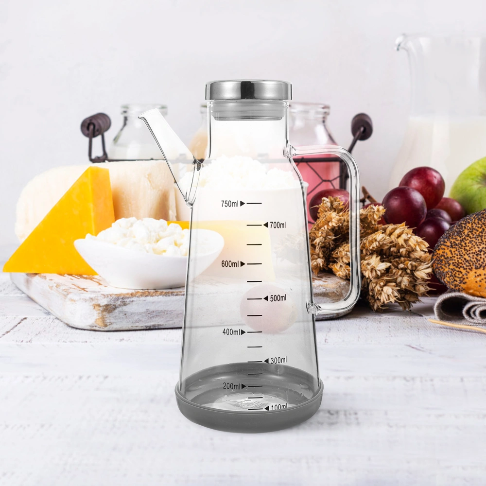 Multi-functional Oil Bottle Transparent Seasoning Bottle Soy Sauce Bottle with Scale