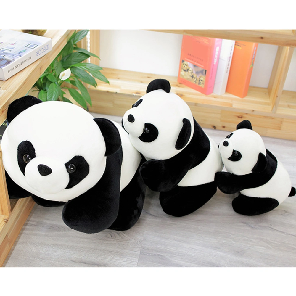 1PC Cartoon Panda Plush Toy Portable Stuffed Doll Adorable Stuffed Animal Toy for Boys Girls Home (25cm)