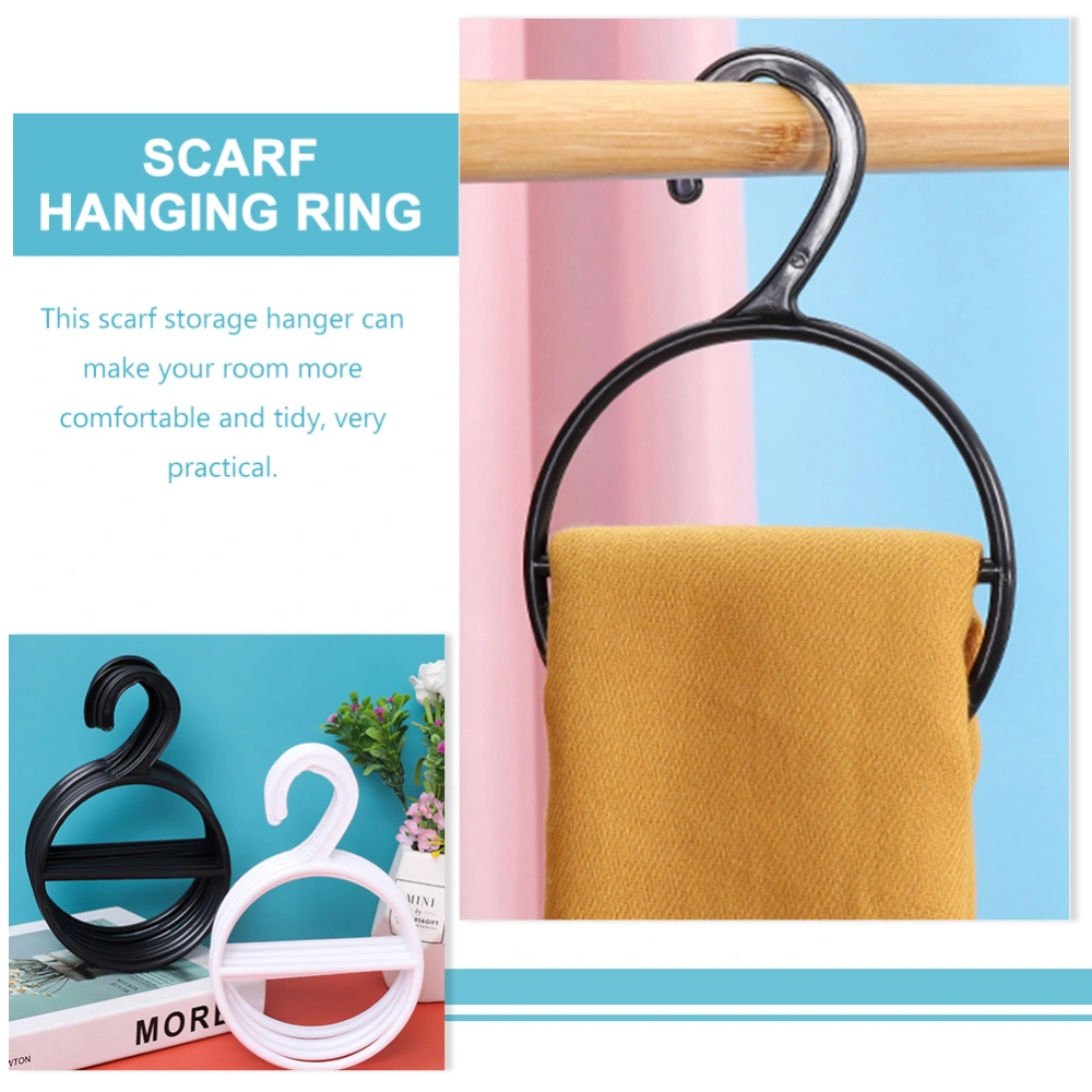 10pcs Scarf Storage Ring Tie Holder Closet Scarf Organizing Rack Multifunctional Hanger