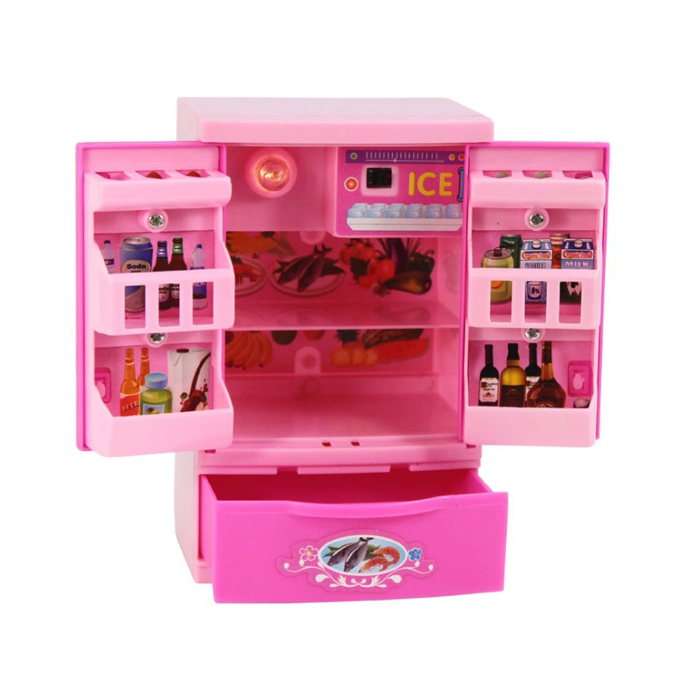 Creative Small Home Appliance Model Toys Simulation Toys Play House Toys for Kids (Refrigerator)