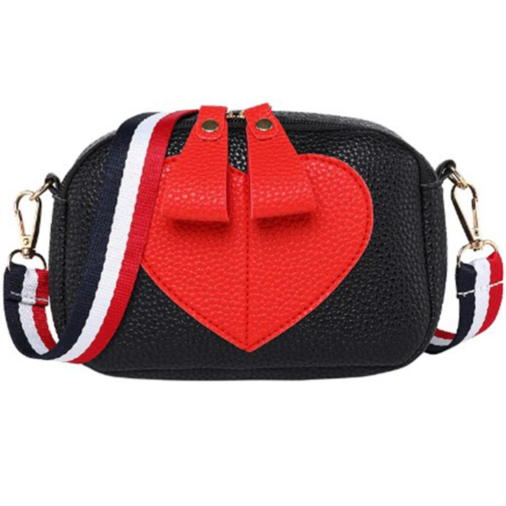 Heart Design Phone Bag Fashion PU Cross Body Shoulder Bag for Women Lady