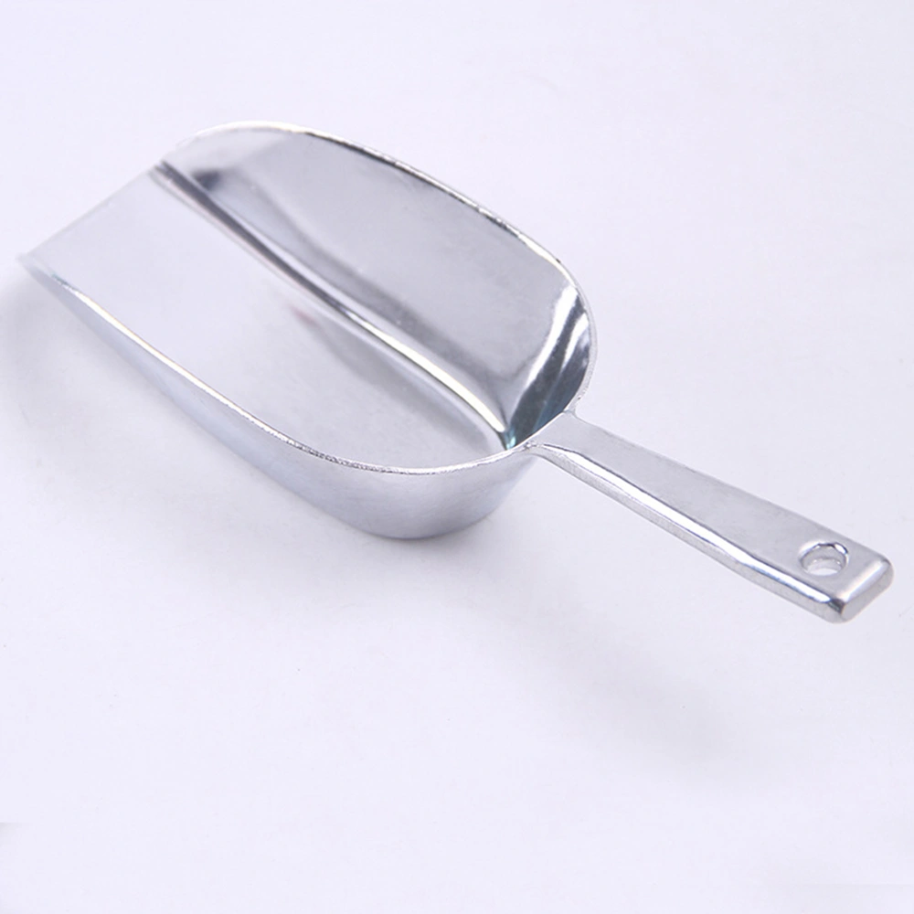 Aluminum Alloy Flour Shovel Food Scoops Practical Ice Protein Powders Shovel Kitchen Scoop for Home Restaurant Milk Tea Shop (M Size)